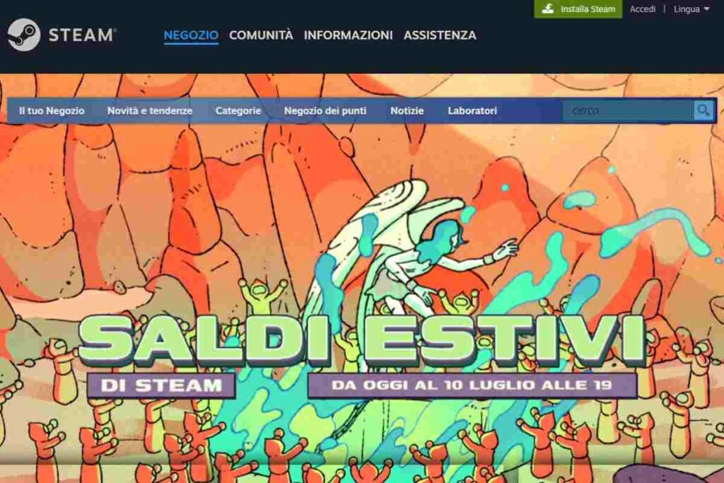 Saldi estivi Steam